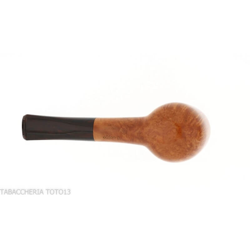 Il Ceppo forma Pot dritta in radica lucida grado 4 - IL CEPPO PIPE