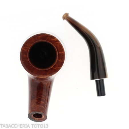 Pipe Amorelli calabasch bruyère lisse, grade 2 - Pipe Pour le Tabac - Racine naturelle