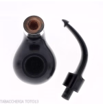 Pipe Peterson Sherlock Holmes Lestrade ebony P-Lip - Tobacco Pipes - Natural root