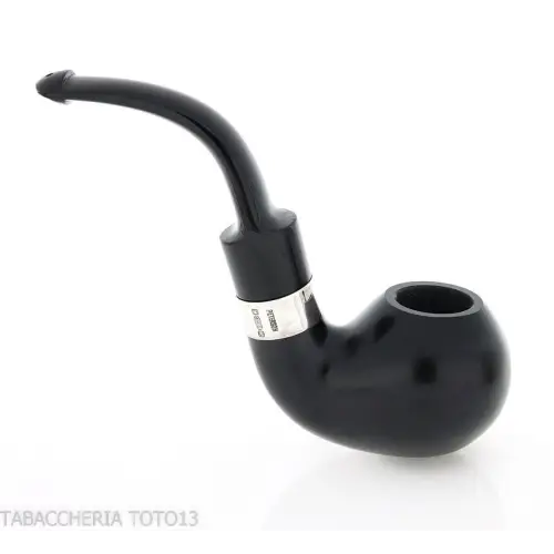 Pipe Peterson Sherlock Holmes Lestrade ébène P-Lip - Pipe Pour le Tabac - Racine naturelle
