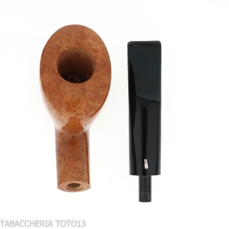 La pipa pato forma ovalada en brezo natural 2 huevos-L'Anatra