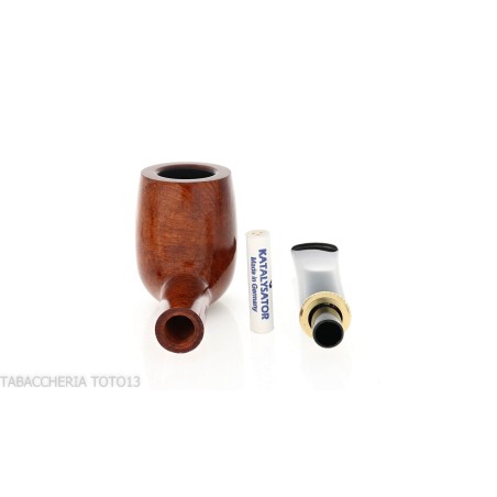 Brebbia kit antes de pipa lisa en forma de billar 1007 - Pipas de Tabaco
