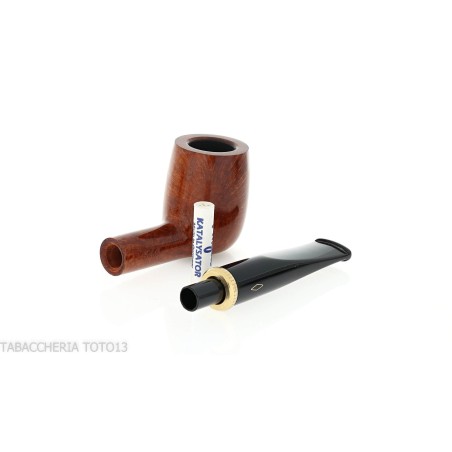 Brebbia kit antes de pipa lisa en forma de billar 1007 - Pipas de Tabaco