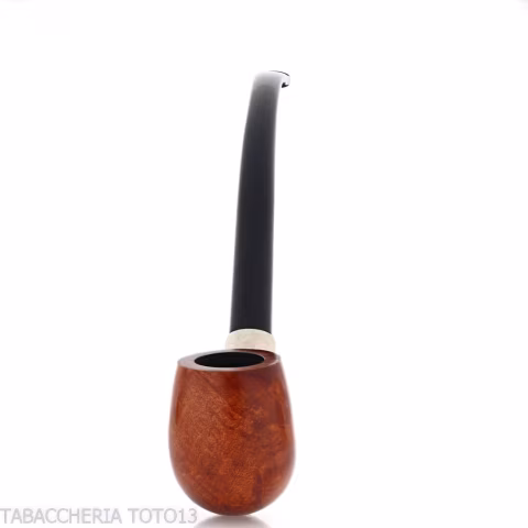 Aldo Velani churchwarden un pipe de racine de bruyère brillant et très bouclé - Pipe Pour le Tabac - Racine naturelle