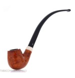 Aldo Velani churchwarden un pipe de racine de bruyère brillant et très bouclé - Pipe Pour le Tabac - Racine naturelle