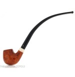 Aldo Velani churchwarden un pipe de racine de bruyère brillant et très bouclé - Pipe Pour le Tabac - Racine naturelle