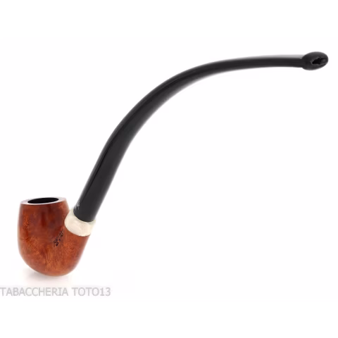Aldo Velani churchwarden un pipe de racine de bruyère brillant et très bouclé - Pipe Pour le Tabac - Racine naturelle