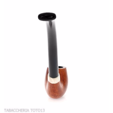 Aldo Velani churchwarden un pipe de racine de bruyère brillant et très bouclé - Pipe Pour le Tabac - Racine naturelle