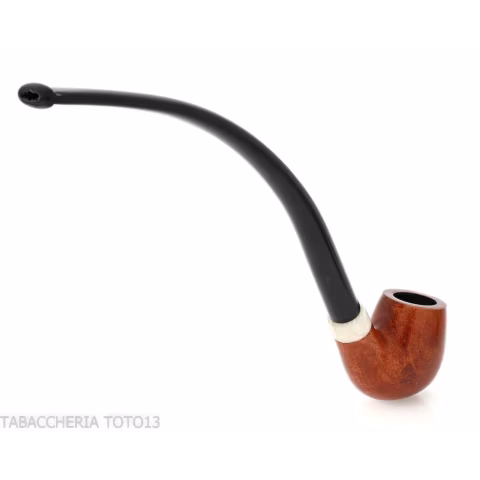 Aldo Velani churchwarden un pipe de racine de bruyère brillant et très bouclé - Pipe Pour le Tabac - Racine naturelle