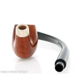 Aldo Velani churchwarden un pipe de racine de bruyère brillant et très bouclé - Pipe Pour le Tabac - Racine naturelle