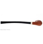 Aldo Velani churchwarden un pipe de racine de bruyère brillant et très bouclé - Pipe Pour le Tabac - Racine naturelle