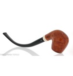 Aldo Velani churchwarden un pipe de racine de bruyère brillant et très bouclé - Pipe Pour le Tabac - Racine naturelle