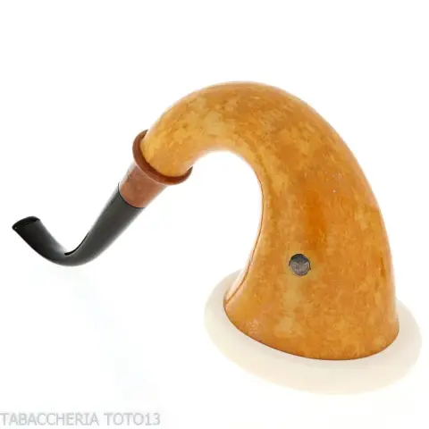 Calabash tradizionale in zucca, dimensione grande e bocchino in ebanite - Pipe
