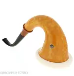 Calabash tradizionale in zucca, dimensione grande e bocchino in ebanite - Pipe