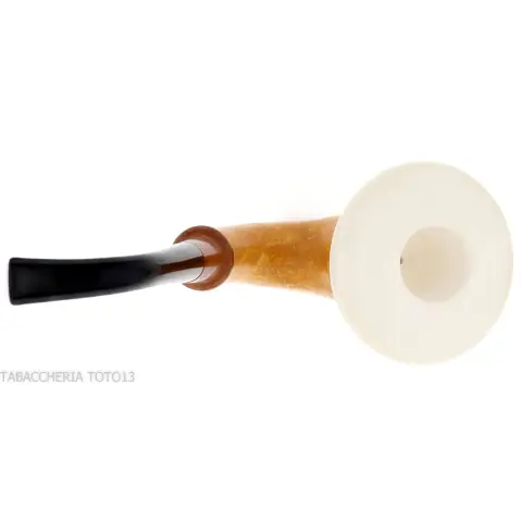 Calabash tradizionale in zucca, dimensione grande e bocchino in ebanite - Pipe