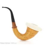 Calabash tradizionale in zucca, dimensione grande e bocchino in ebanite - Pipe