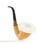 Calabash tradizionale in zucca, dimensione grande e bocchino in ebanite - Pipe