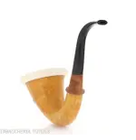 Calabash tradizionale in zucca, dimensione grande e bocchino in ebanite - Pipe