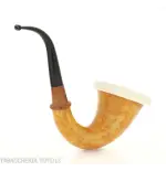 Calabash tradizionale in zucca, dimensione grande e bocchino in ebanite - Pipe