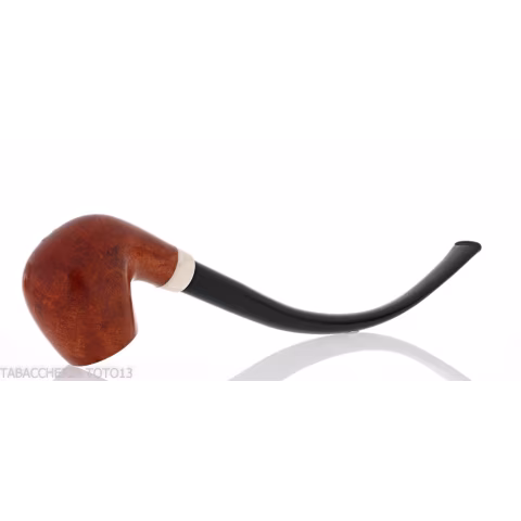 Aldo Velani churchwarden un pipe de racine de bruyère brillant et très bouclé - Pipe Pour le Tabac - Racine naturelle