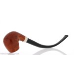 Aldo Velani churchwarden un pipe de racine de bruyère brillant et très bouclé - Pipe Pour le Tabac - Racine naturelle