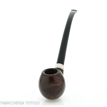 Aldo Velani churchwarden Bent Egg in radica scura - Pipe