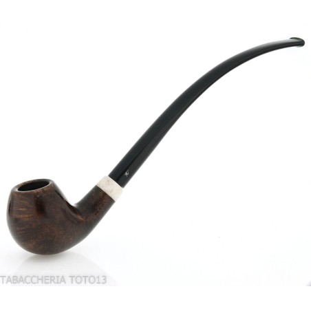Aldo Velani churchwarden Bent Egg in radica scura - Pipe