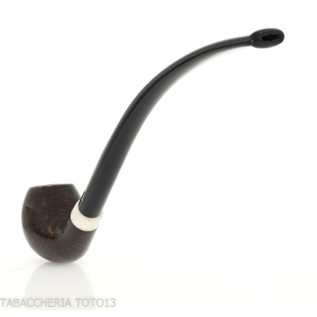 Aldo Velani churchwarden Bent Egg in glänzendem Dornbusch - Tabakpfeifen