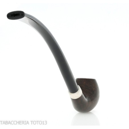 Aldo Velani churchwarden Bent Egg in glänzendem Dornbusch - Tabakpfeifen
