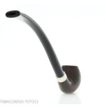 Aldo Velani churchwarden Bent Egg in radica scura - Pipe