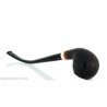 Pipa de Aldo Velani Churchwarden Bent Apple pulido con chorro de arena negro Aldo Velani pipe Aldo Velani