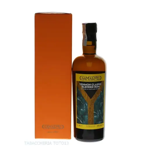Samaroli Yehmon classic blended rum Vol.45% Cl.70 - Spiritueux - Mélasse