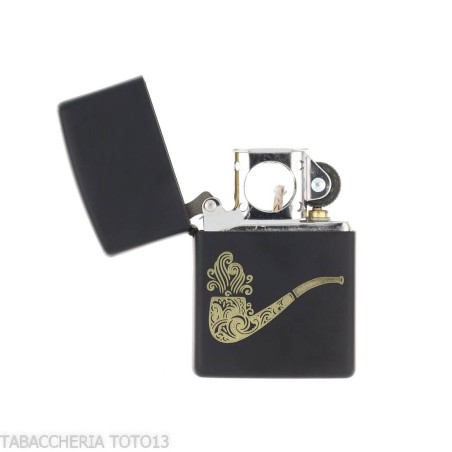 Zippo per pipa con decori barocchi - Accendini