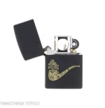 Zippo para pipa con adornos barrocos - Alumbradores