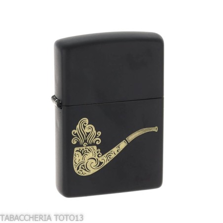 Zippo per pipa con decori barocchi - Accendini