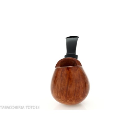 Brebbia Vlasak brandy pipe courbe pure bruyère naturelle - Pipe Pour le Tabac - Racine naturelle