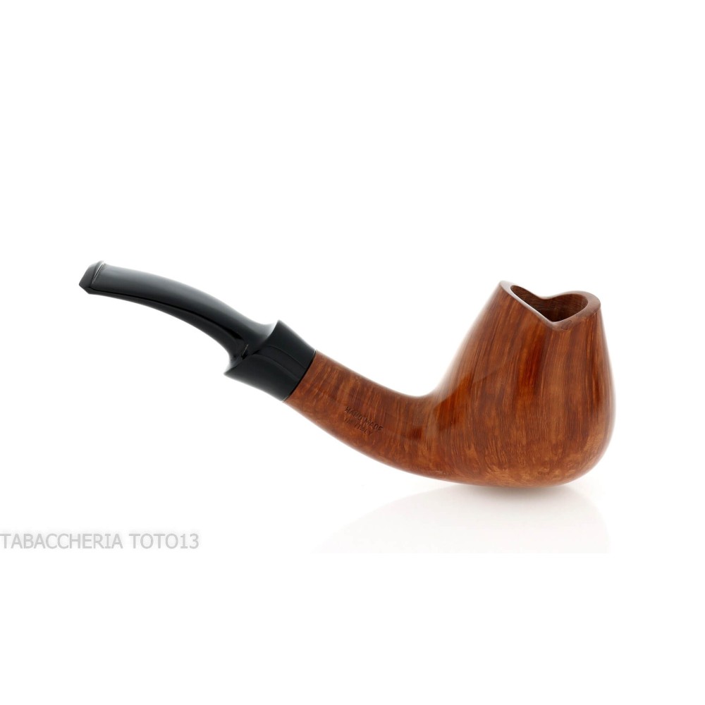 Brebbia Vlasak brandy pipe courbe pure bruyère naturelle - Pipe Pour le Tabac - Racine naturelle