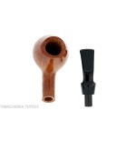Brebbia Vlasak brandy pipe courbe pure bruyère naturelle - Pipe Pour le Tabac - Racine naturelle