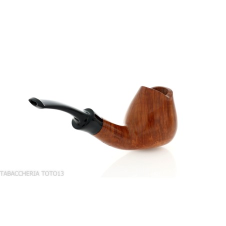 Brebbia Vlasak brandy pipe courbe pure bruyère naturelle - Pipe Pour le Tabac - Racine naturelle