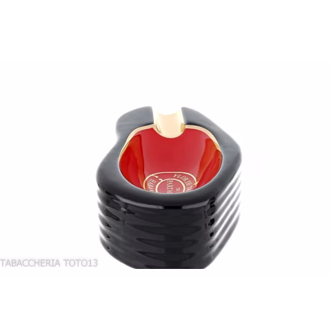 Cendrier Partagas série D pour 1 cigare finition noir et rouge - Accessoires Cigare - Céramique
