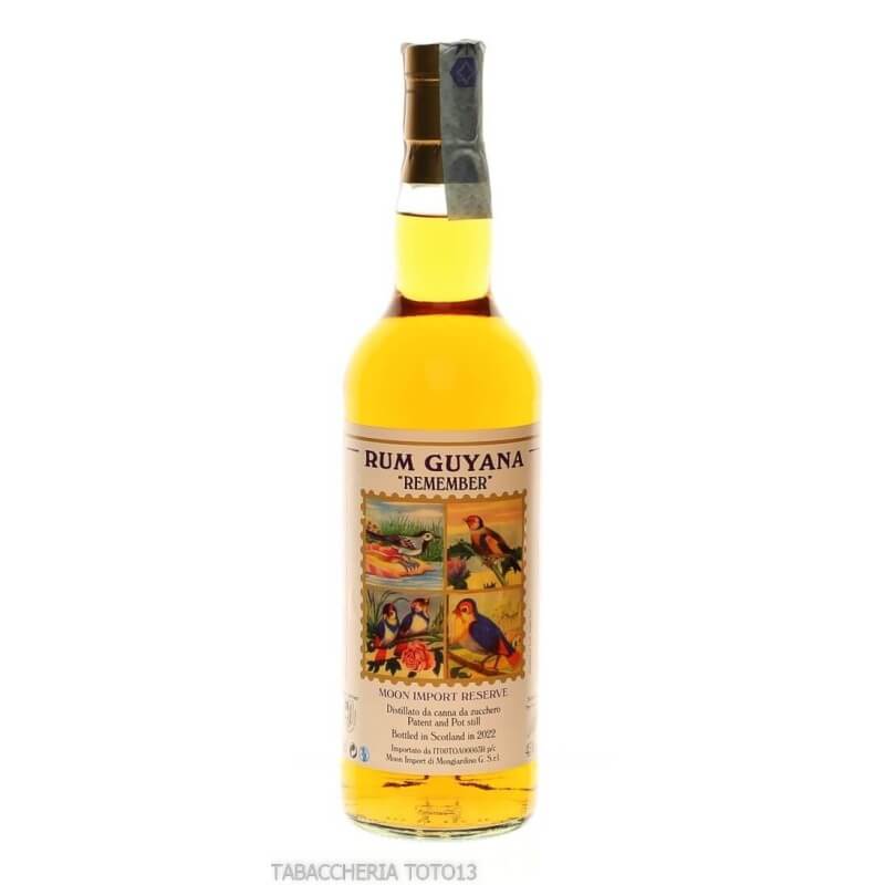 Rum Guyana Remember Moon Import by Pepi Mongiardino Vol.45% Cl.70 - Moon import Mongiardino