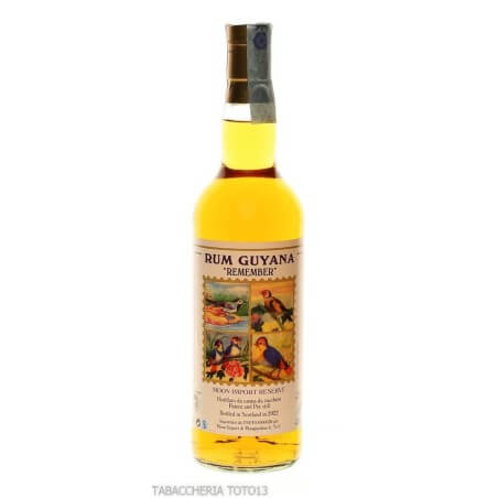 Rum Guyana Remember Moon Import by Pepi Mongiardino Vol.45% Cl.70 - Moon import Mongiardino