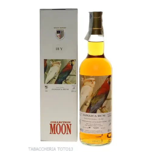 Rum Agricol Jamaica Pappagalli Moon Import by Pepi Mongiardino Vol.45% Cl.70 - Distillati