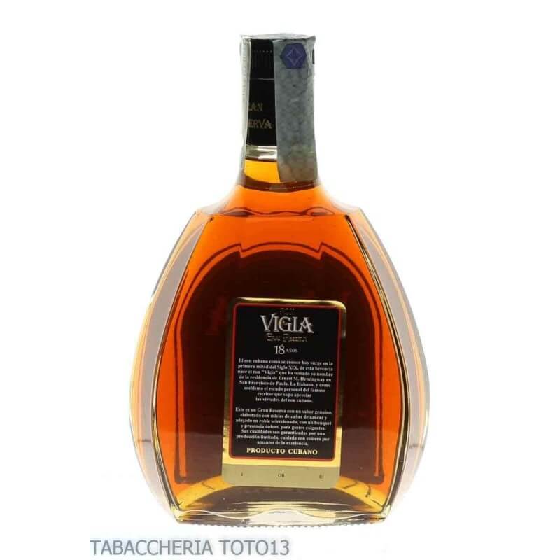 Vigia gran reserva 18 yo Vol.40% Cl.70 - Icidca Vigia ron