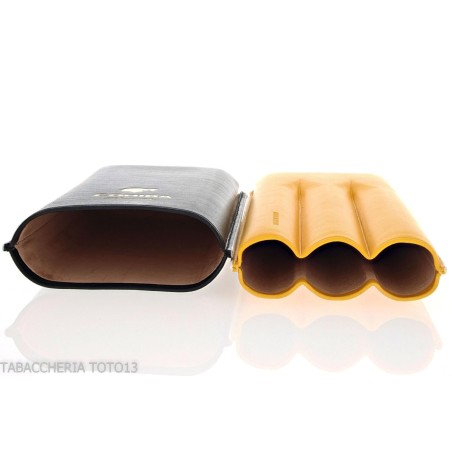 Cohiba Étui à cigares de poche en cuir 3 places réglable - Accessoires Cigare - Cuir