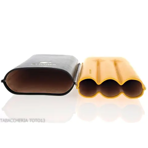 Cohiba portasigari da tasca in pelle 3 posti regolabile - Accessori Per Sigari