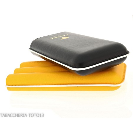 Cohiba Étui à cigares de poche en cuir 3 places réglable - Accessoires Cigare - Cuir