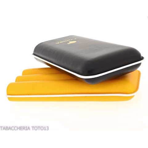 Cohiba pocket cigar case in leather 3 places adjustable - Accessories Cigar - Leather