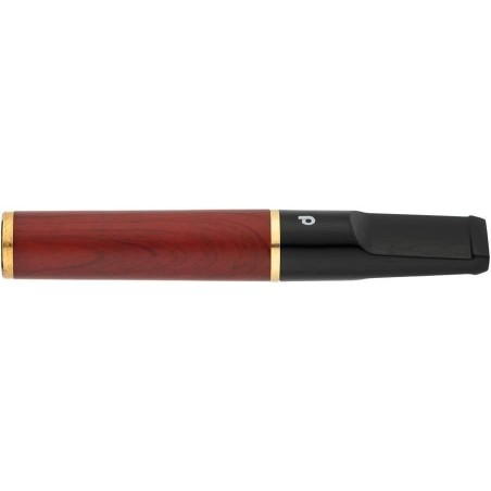 Denicotea Nice mouthpiece with 6 mm filter in mahogany wood finish - Accessories For Cigarettes And Rolling