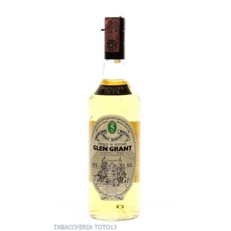 Glen Grant 1974 distilled 5 yo Giovinetti Import Vol.40% Cl.70 Glenlivet Distillery Whisky